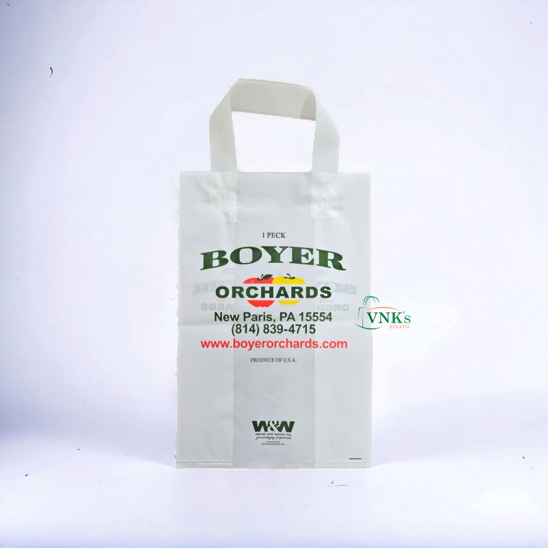 Boyer plastic bag with handle
