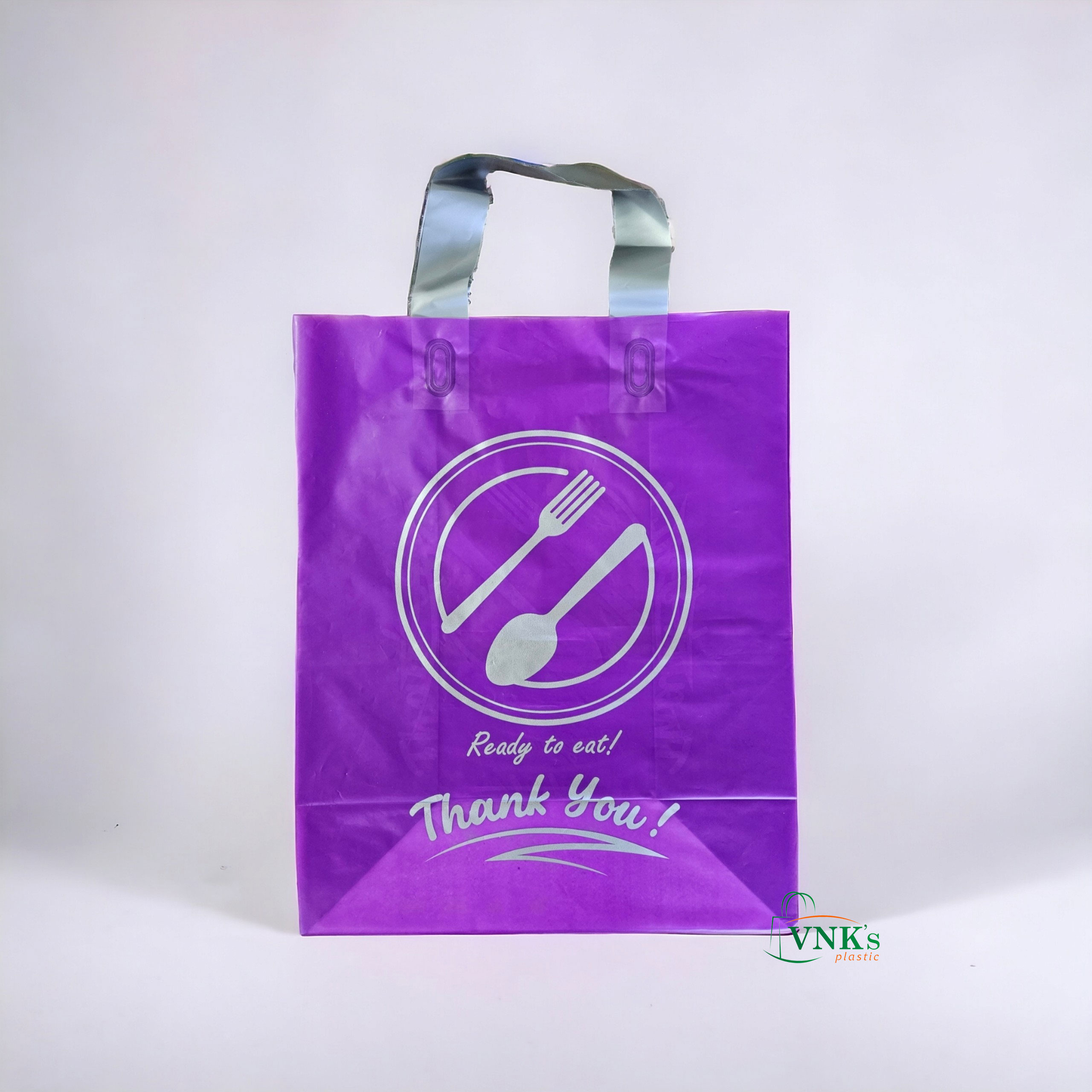 Plastic bag with handle Ready to eat