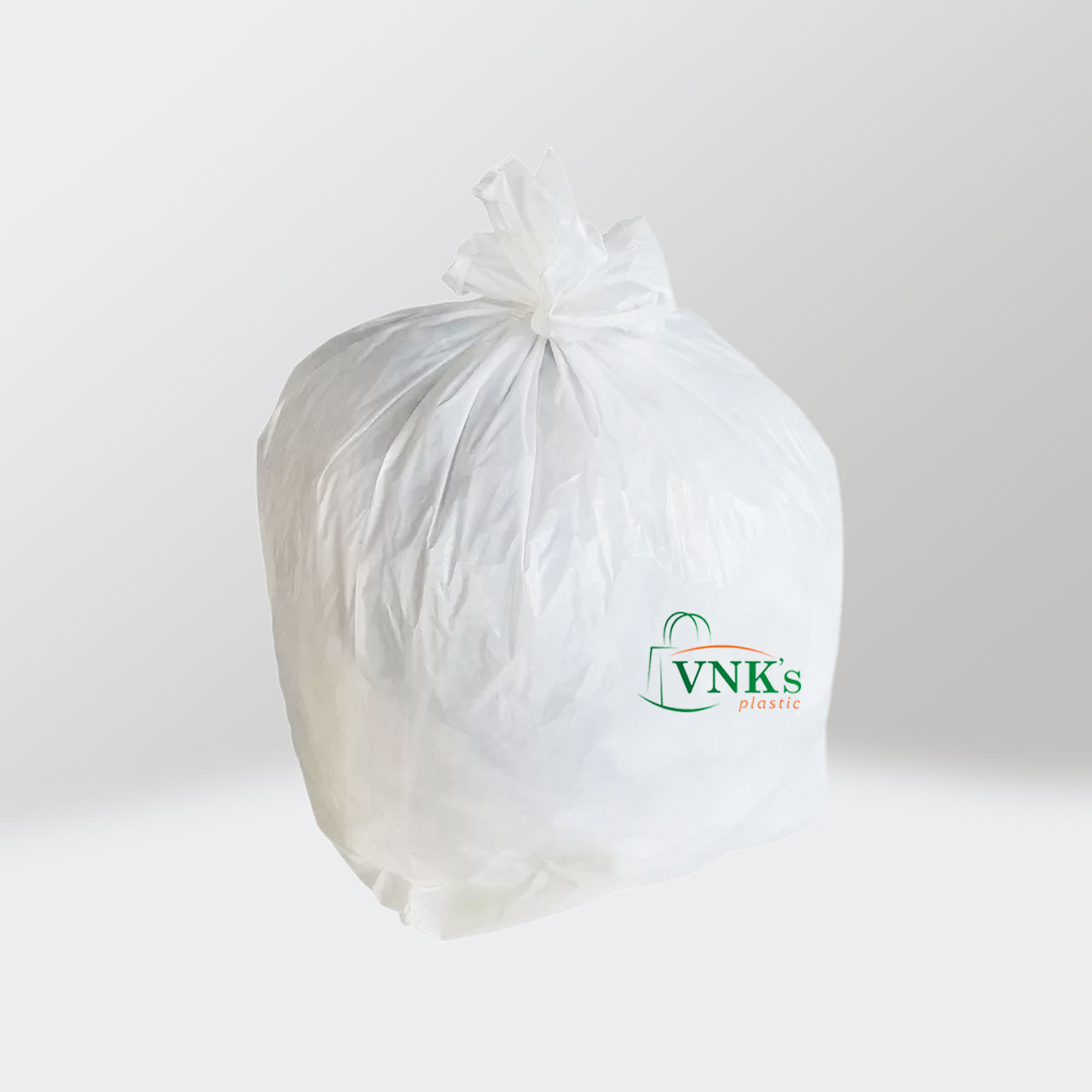 White trash bag