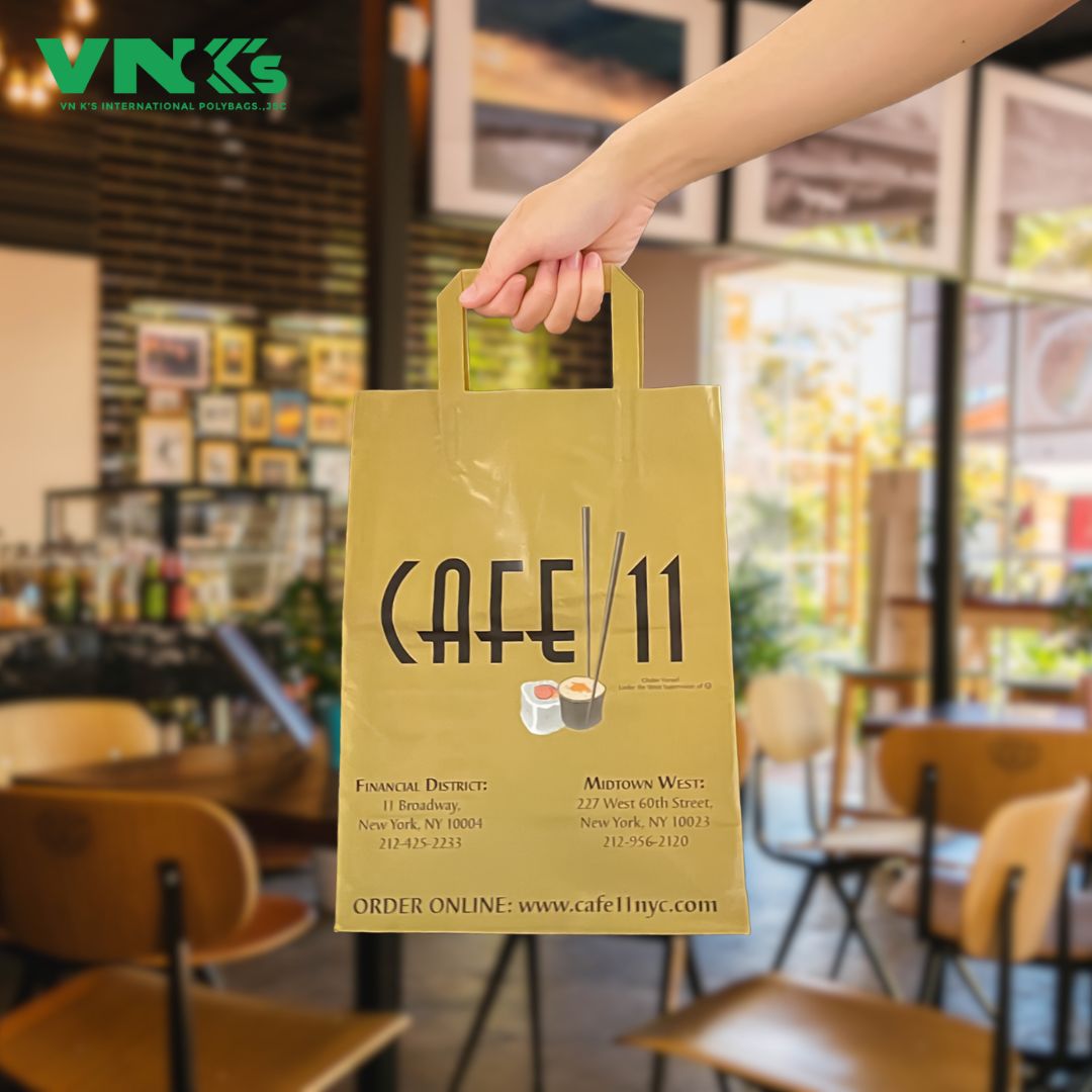 Túi quai gập ba Cafe 11