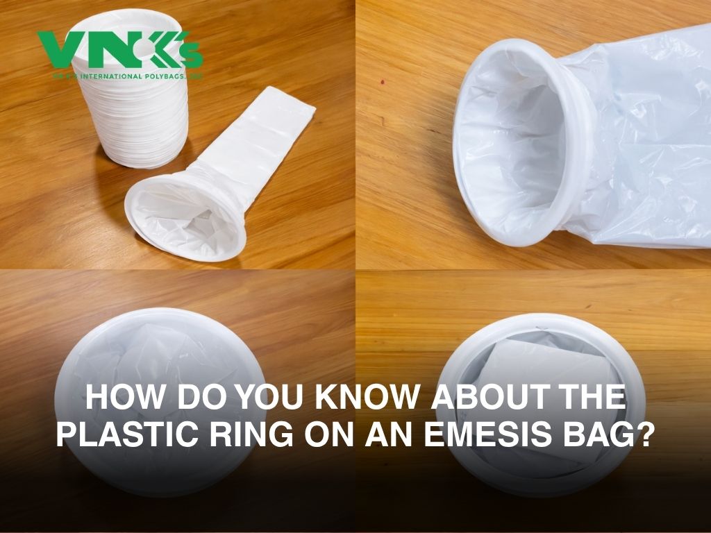 emesis bag plastic ring