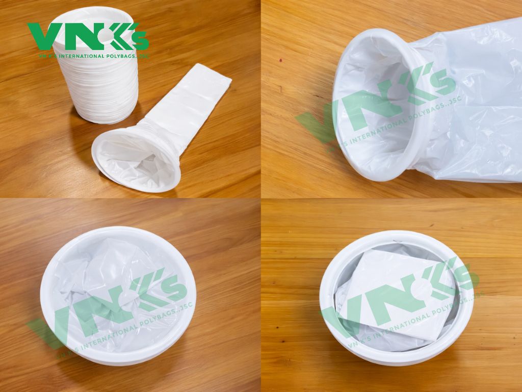 emesis bag plastic ring